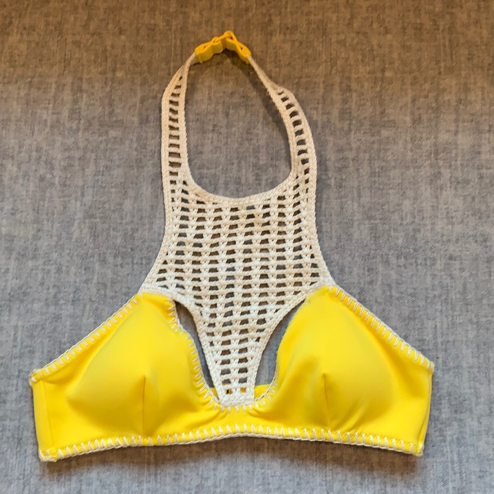 Victorias Secret crochet bikini top
